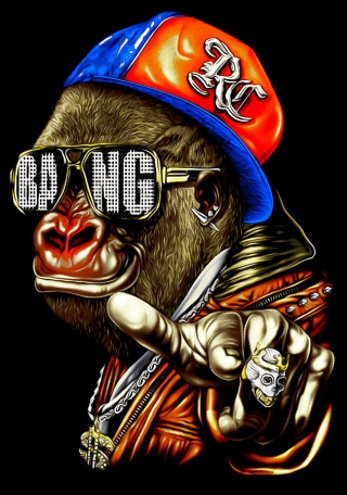 T-shirt damski Autentyk "Bang" bl