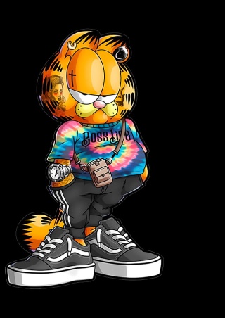 T-shirt Autentyk BL Garfield