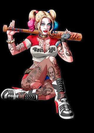 T-shirt Autentyk Harley Quinn