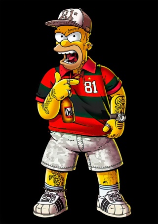 T-shirt Autentyk BL Homer Simpson