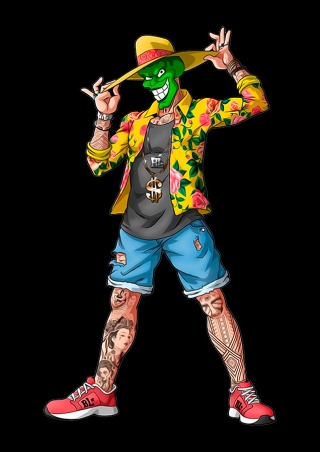 T-shirt Autentyk BL Maska