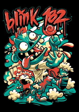 T-shirt Autentyk Blink182 001