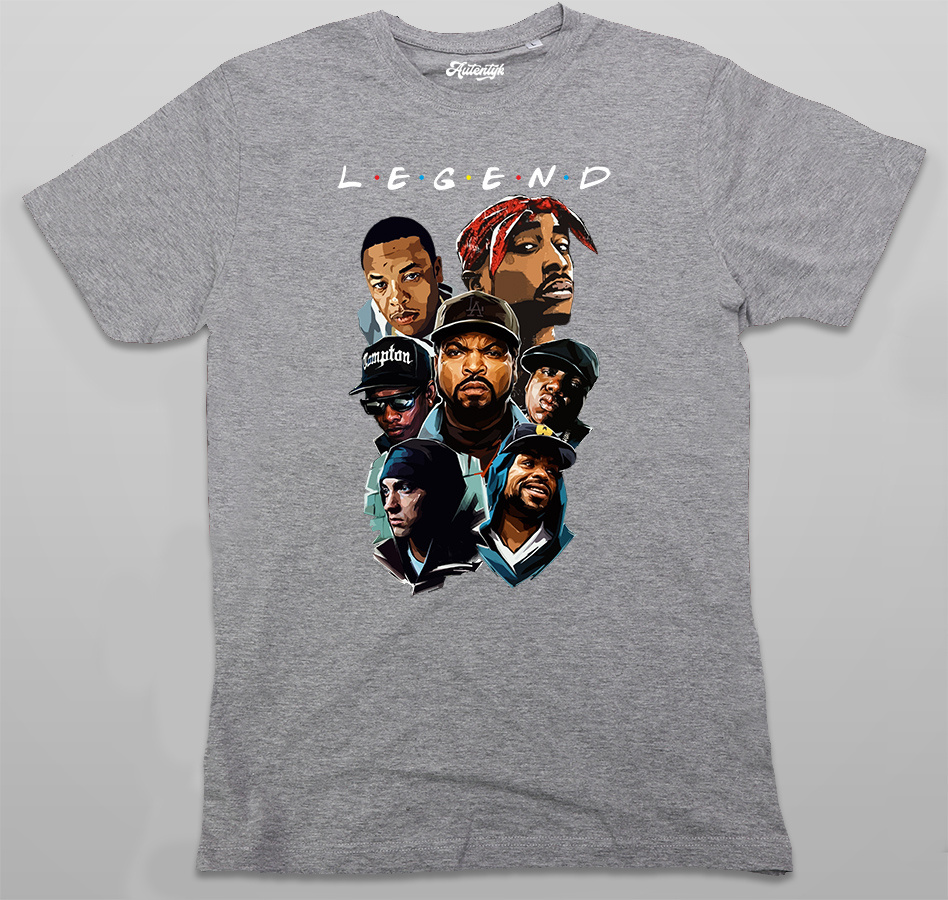 T-shirt Autentyk Hip-Hop Legend