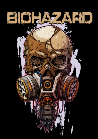 T-shirt Autentyk Biohazard 001