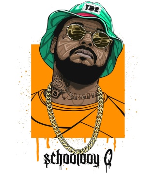 T-shirt Autentyk Schoolboy Q