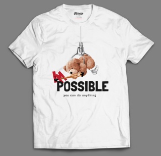 T-shirt Autentyk Teddy "Possible"