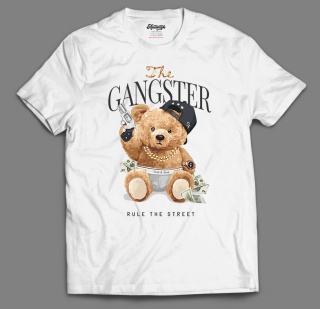 T-shirt Autentyk Teddy "Gangster"