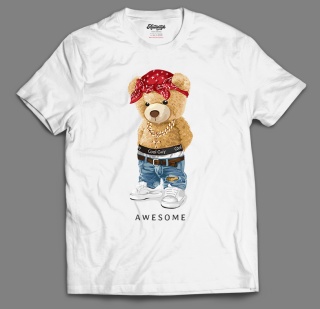 T-shirt Autentyk Teddy "Awesome"