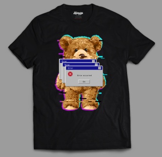 T-shirt Autentyk Teddy "Error"