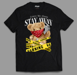 T-shirt Autentyk Teddy "Stay Away"
