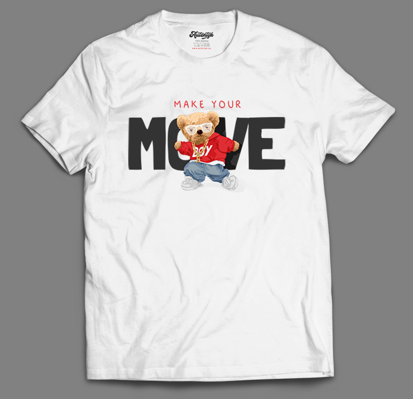 T-shirt Autentyk Teddy"Move"