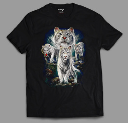 T-shirt Autentyk Premium " White Tiger"