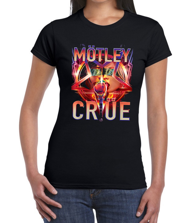 T-shirt damski Autentyk "Motley Crue"