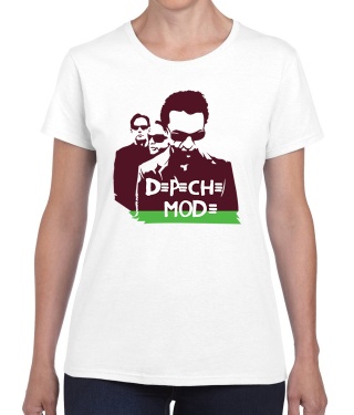 T-shirt damski Autentyk "Depeche Mode" wh