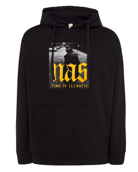 Bluza Kangurka Autentyk "Rap/hip-hop" czarna | Standard Bluza Kangurka Autentyk "Rap/hip-hop" czarna | Standard