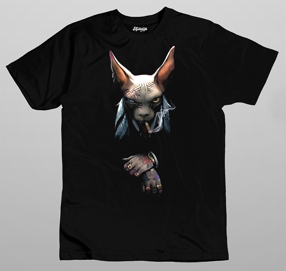 T-shirt Autentyk BL Mad Cat