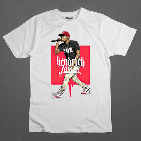 T-shirt Autentyk "Kendrick Lamar "