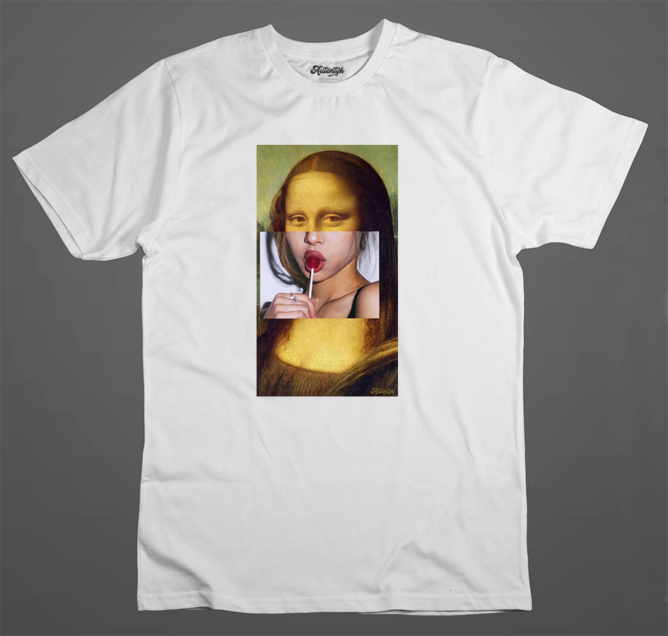 T-shirt Autentyk Kontrowersyjnie "Monalisak"