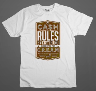 T-shirt Autentyk "Cash Rules"