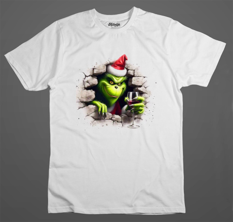 T-shirt Autentyk Kontrowersyjnie "Grinch"
