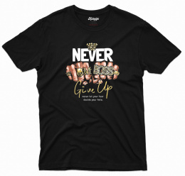 T-shirt Autentyk Street "Never Give Up"