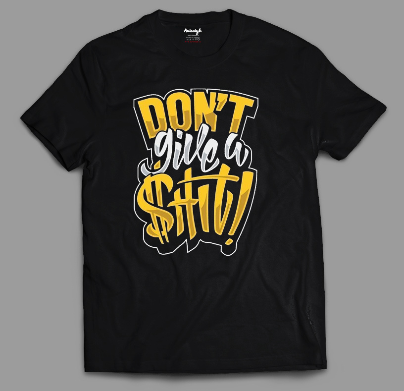 T-shirt Autentyk Typo "Dont Give"