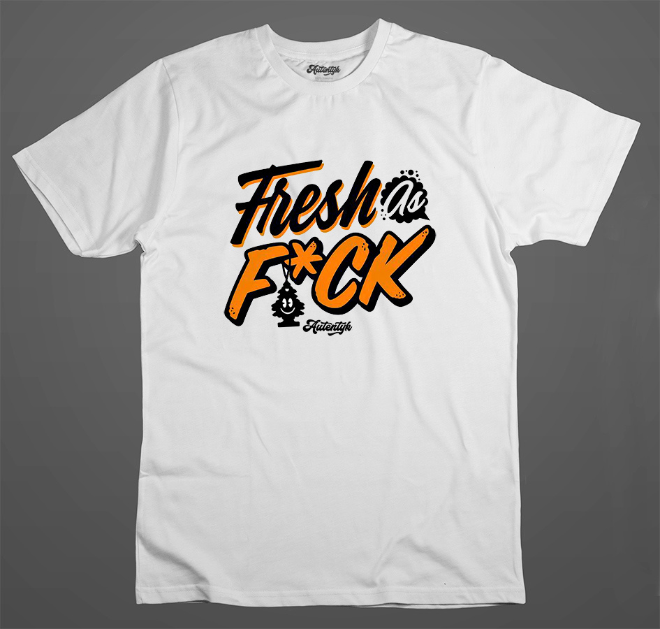 T-shirt Autentyk Typo "Fresh as"