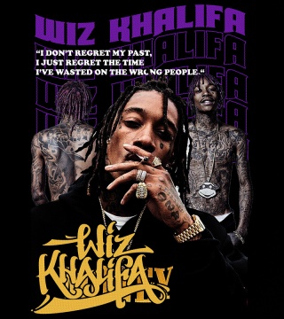 T-shirt Wiz Khalifa PROMO roz.M