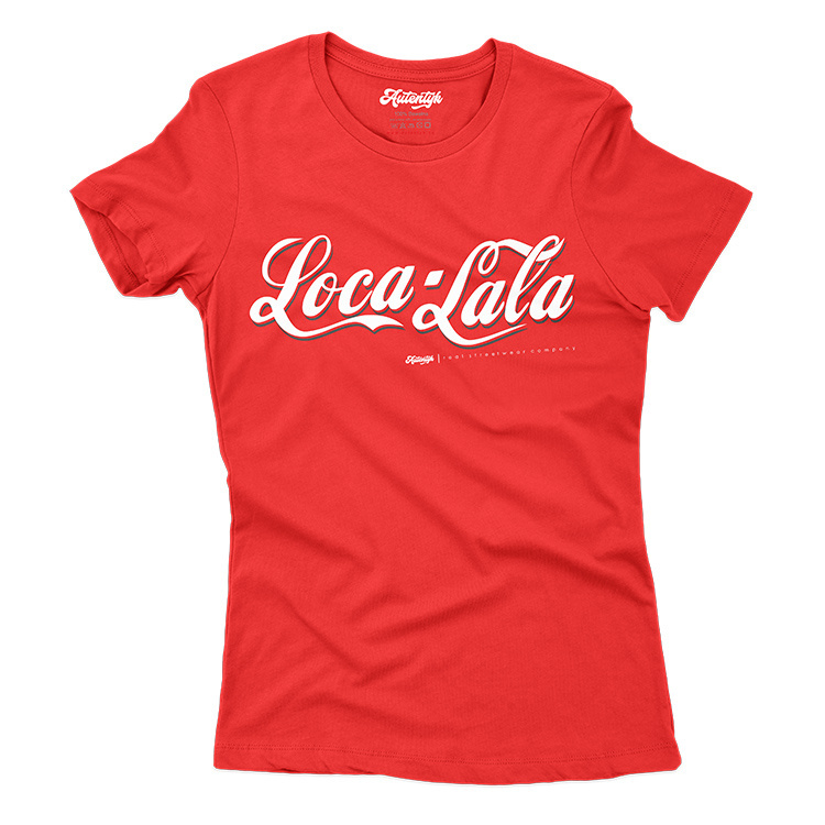 T-shirt damski Autentyk "Loca-Lala"