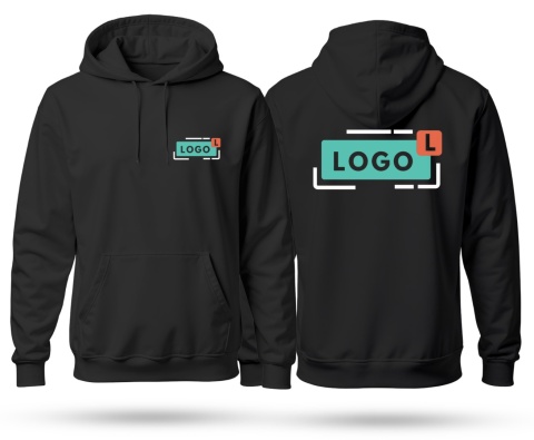 Bluza Hoodie JHK290 "Twoje Logo / grafika" 2 nadruki Bluza Hoodie JHK290 "Twoje Logo / grafika" 2 nadruki