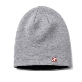 Czapka zimowa Autentyk Beanie "A" melanż szary