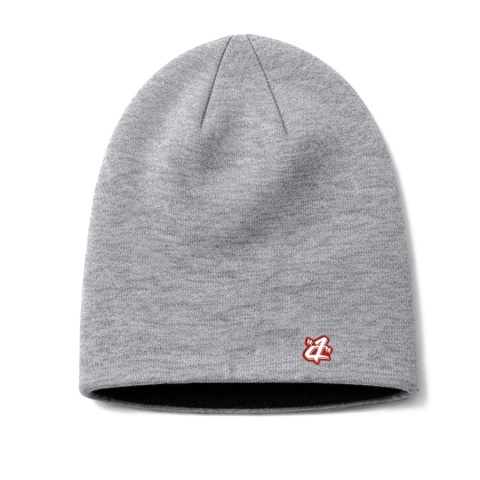 Czapka zimowa Autentyk Beanie "A" melanż szary