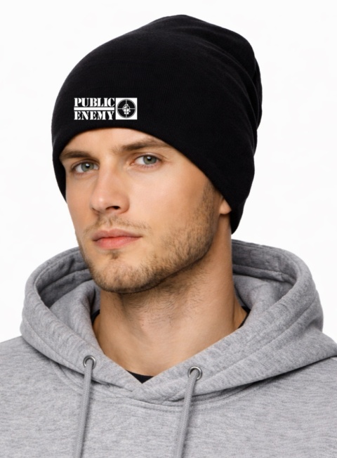 Czapka zimowa Autentyk "Hip-hop" czarna