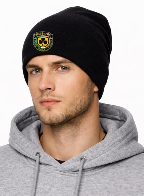 Czapka zimowa Autentyk "Hip-hop" czarna