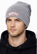 Czapka zimowa Autentyk "Hip-hop" melanż szary