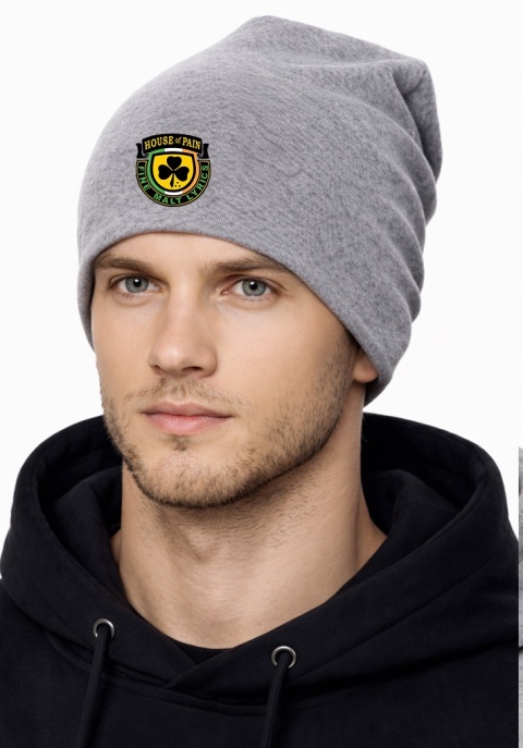 Czapka zimowa Autentyk "Hip-hop" melanż szary