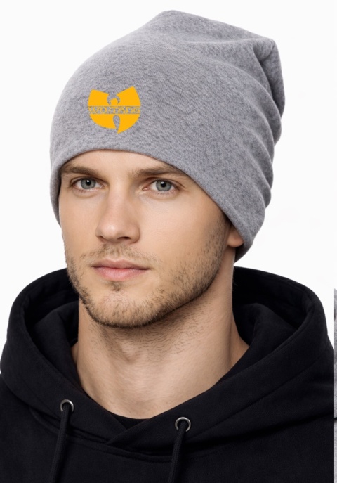 Czapka zimowa Autentyk "Hip-hop" melanż szary