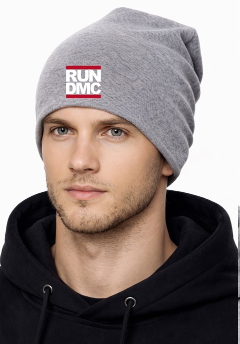 Czapka zimowa Autentyk "Hip-hop" melanż szary