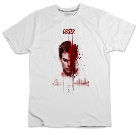 Koszulka Dexter w02 biała