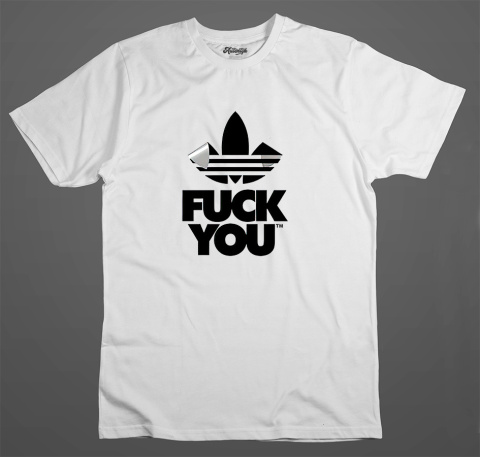 T-shirt Autentyk FL "FuckYou" biała L