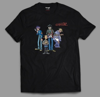 Promo T-shirt Gorillaz r. 3XL