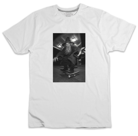 T-shirt Autentyk Kontrowersyjnie Skate Gandalf