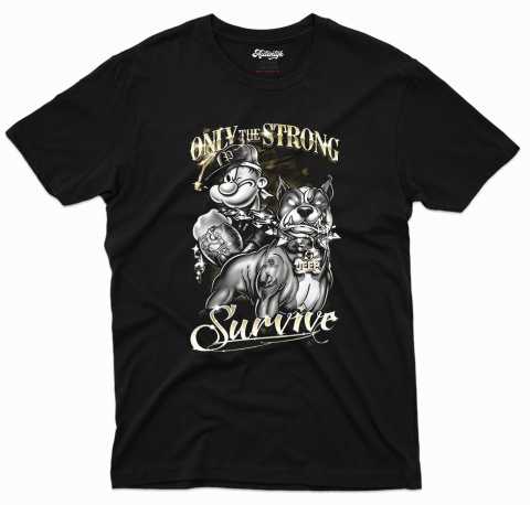 T-shirt Street " Strong survive" promo XL T-shirt Street " Strong survive" promo XL