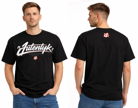 T-shirt Autentyk Tag czarny