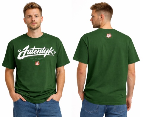 T-shirt Autentyk Tag zielony