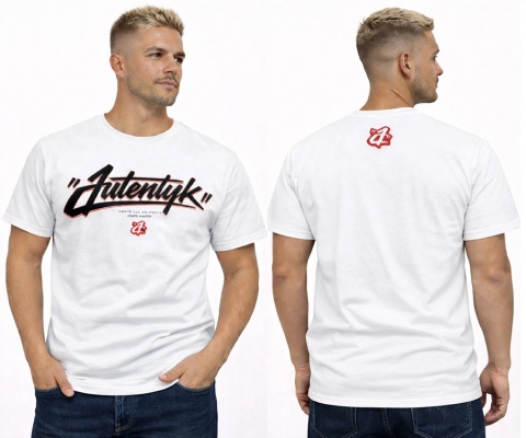T-shirt Autentyk Tag biały