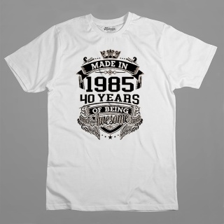 T-shirt Autentyk Urodzinowa "Years" (wstaw wiek)