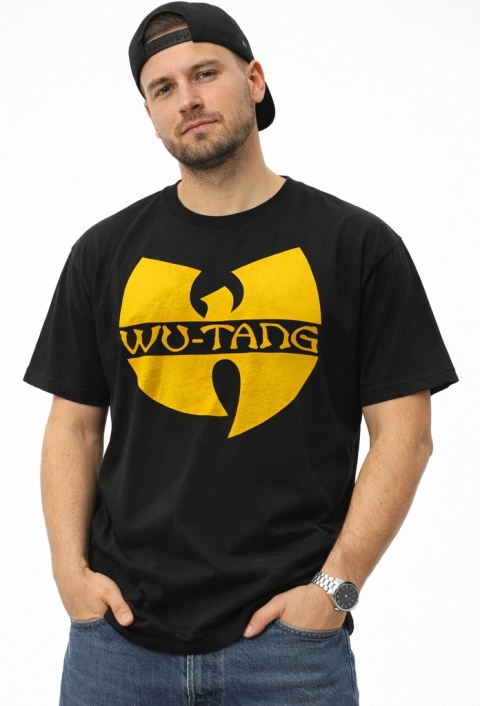 Koszulka męska Wu-Tang Clan Autentyk – czarna, klasyczne logo hip-hop