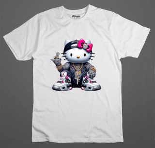 T-shirt kontorowersyjnie "Hello Gangsta"