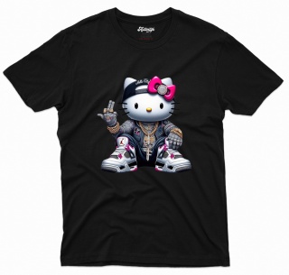 T-shirt kontorowersyjnie "Hello Gangsta"